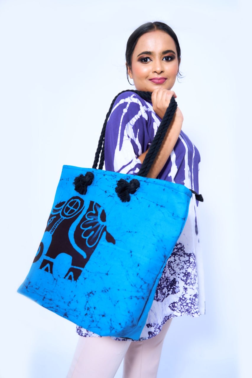 H - Batik Tote Bags